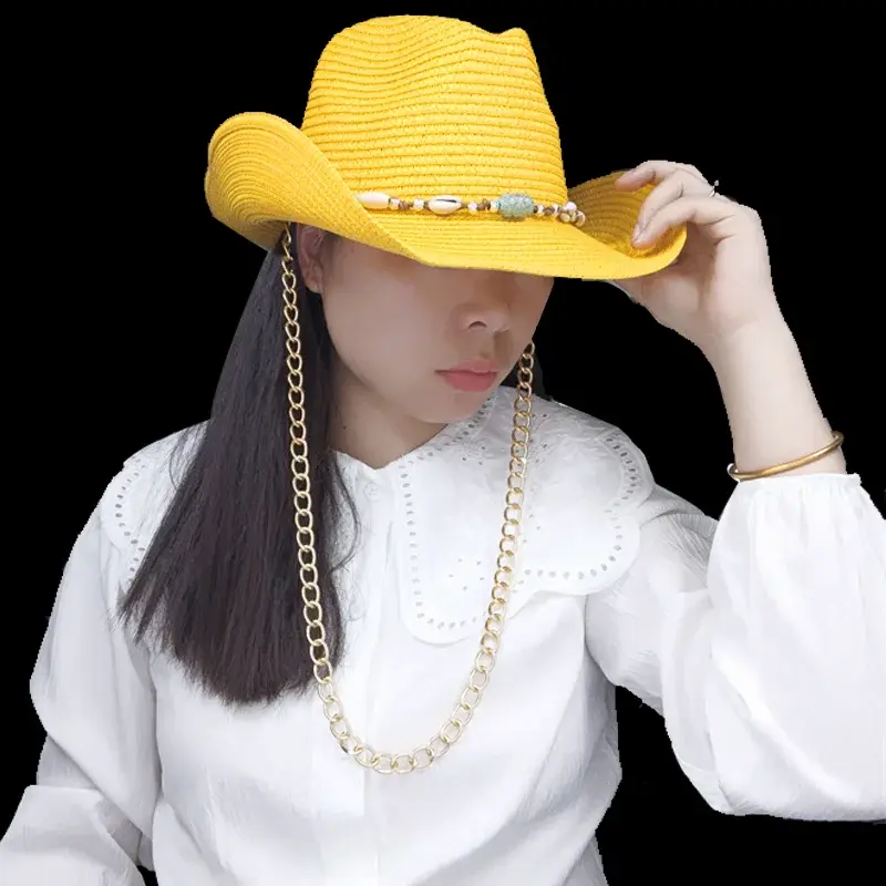 Thumbnail: Cowboy Hat Straw Hat UNISEX