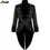 Thumbnail: Gothic Medieval Steampunk Vampire Stand Collar Tailcoat