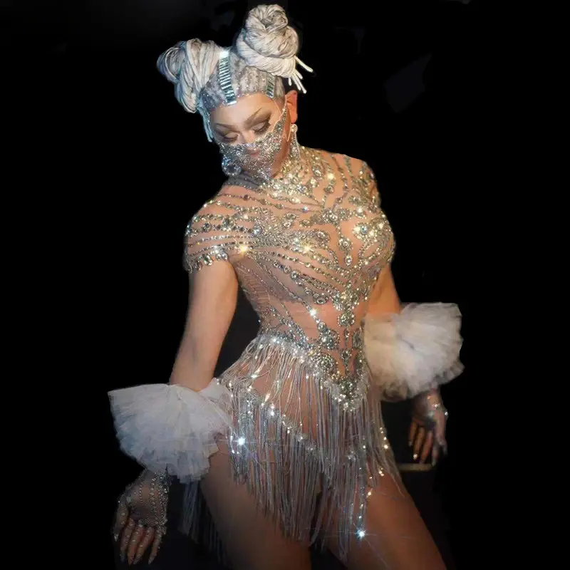 Crystal Rhinestone Dance Costume