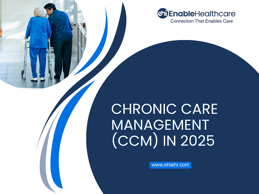 The goal of CCM is to improve patient health outcomes by filling the gaps in between visits to reduce hospitalizations and emergency department visits. This results in enhanced overall quality of life for individuals living with chronic diseases.