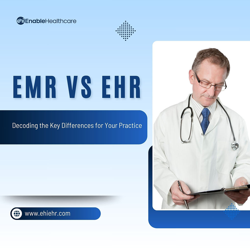 EMR vs EHR: Decoding the Key Differences for Your Practice
