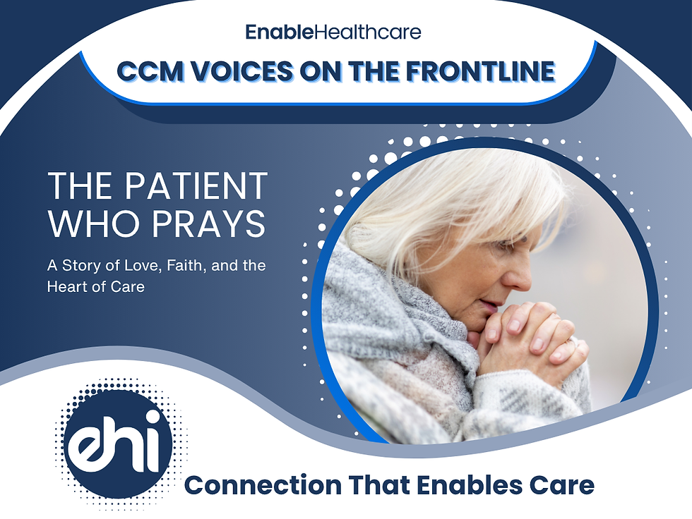 The Patient Who Prays for Her Nurse