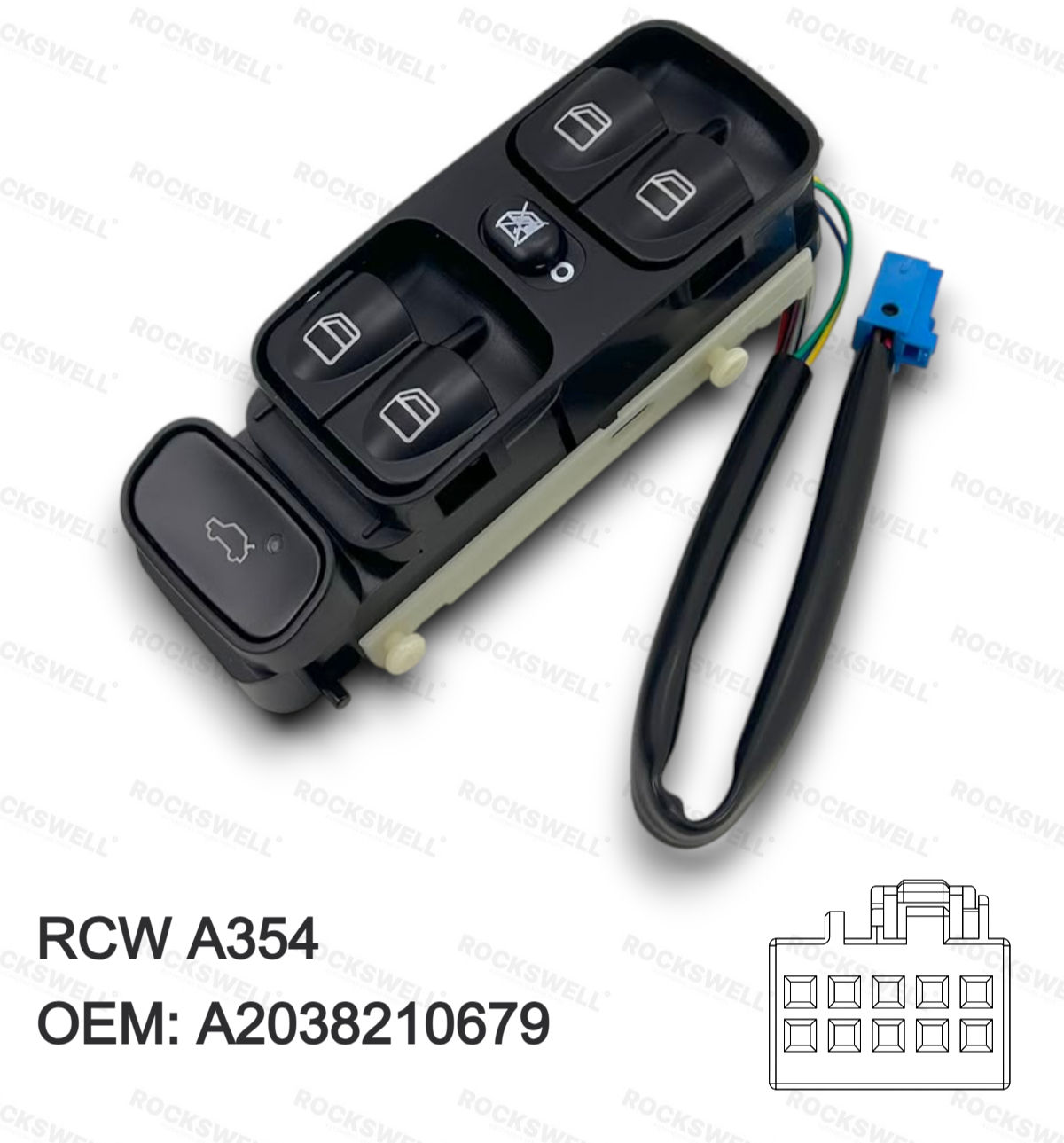 CAM ACMA SALTERI ON SOL (DORTLU, 7 FISLI) C-CLASS W203 00>07 S203 02>07