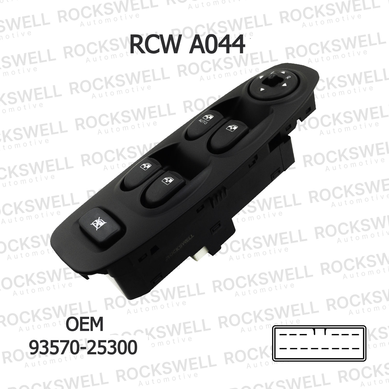 HYUNDAI CAM AÇMA KAPATMA DÜĞMESİ ÖN SOL DÖRTLÜ