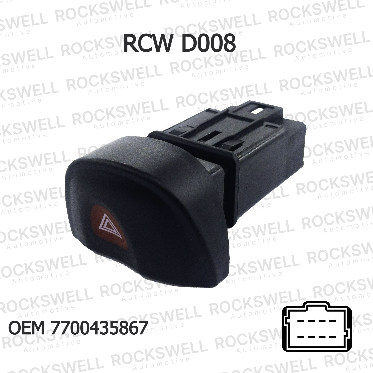 RENAULT DÖRTLÜ FLAŞÖR ANAHTARI ( 8 FİŞ )