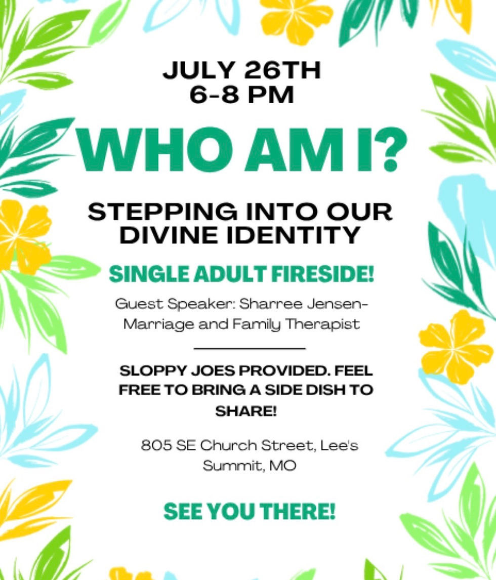 Kansas City Stake Singles Potluck and Fireside