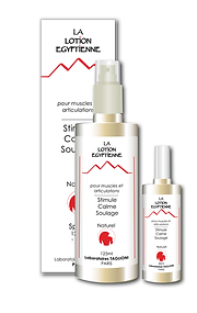 La Lotion Egyptienne boite et deux flaco