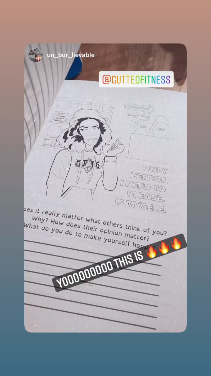 Thumbnail: Digital Gutted Affirmations: Out the Mud Coloring Journal