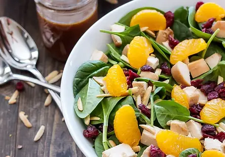 Teriyaki Chicken and Spinach Salad