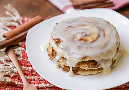 Cinnamon Roll Pancakes