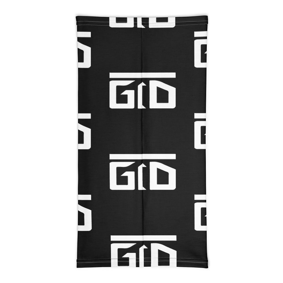 Thumbnail: Blackity Black Gutted Neck Gaiter