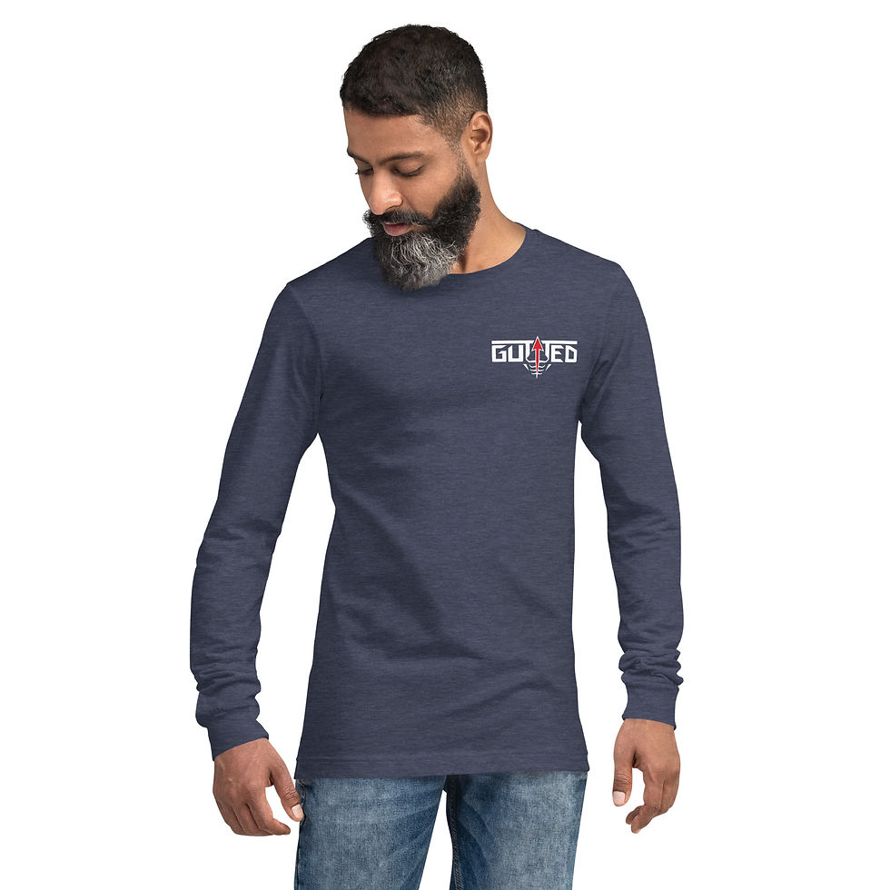 Thumbnail: Unisex Long Sleeve Tee with White Logo