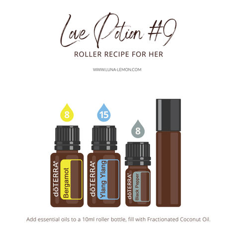 doTERRA ätherische Öle, Deutschland, Österreich, Schweiz, doTERRA Rezepte, DIY Rezepte, Bio Öle, Ylang Ylang Öl, Love Potion Rollermischung, Liebestrank