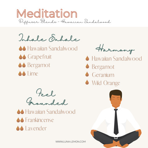 doTERRA ätherische Öle, Deutschland, Österreich, Schweiz: Sandelholz Diffusermischungen, doTERRA Hawaiian Sandalwood, hawaiiansiches Sandelholz, Meditation mit ätherischen Ölen