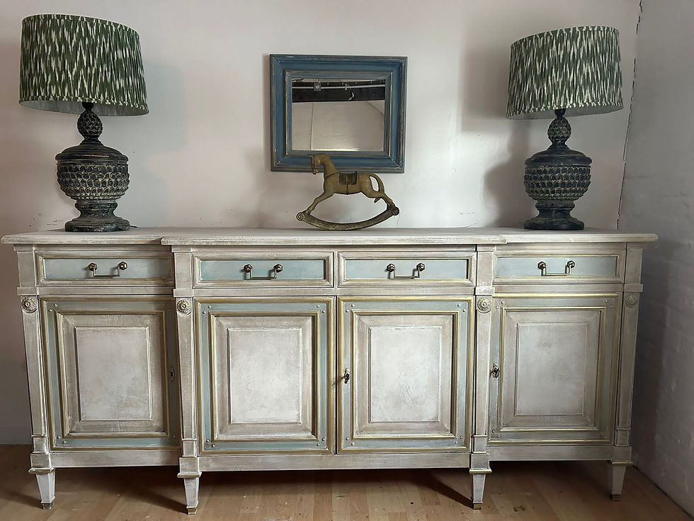 Upcycled furniture sideboard