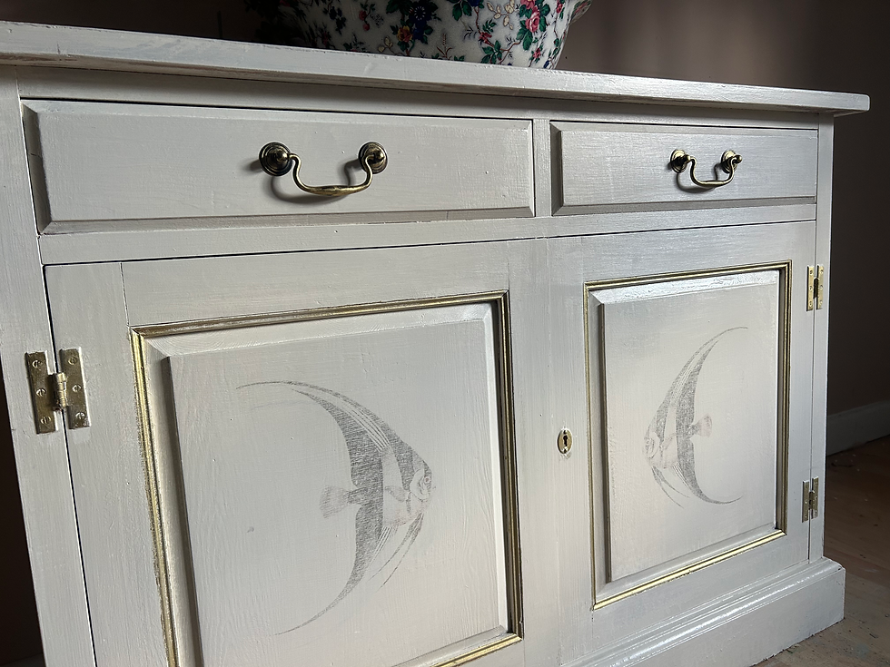 Upcycled furniture sideboard