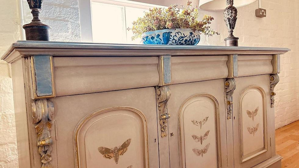 Upcycled furniture sideboard