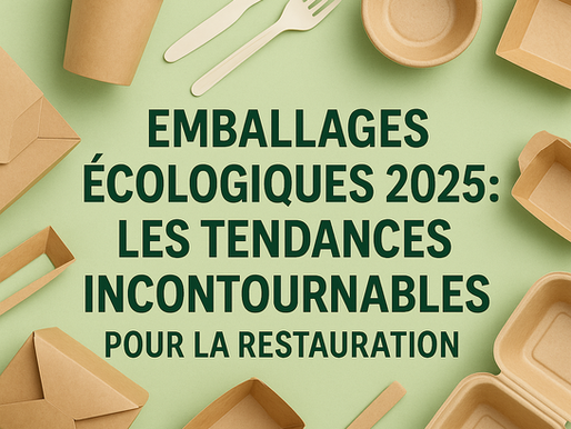 Image réunissant plusieurs emballages écologiques