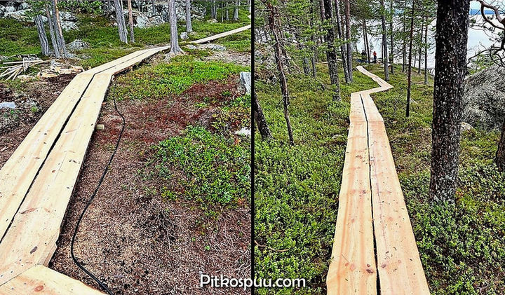 Pitkospuu passageway