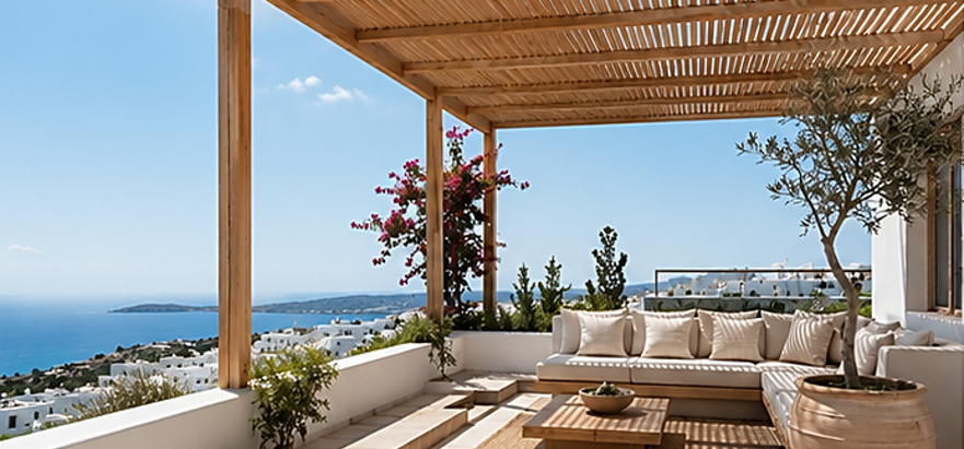 Pergolas in Greece