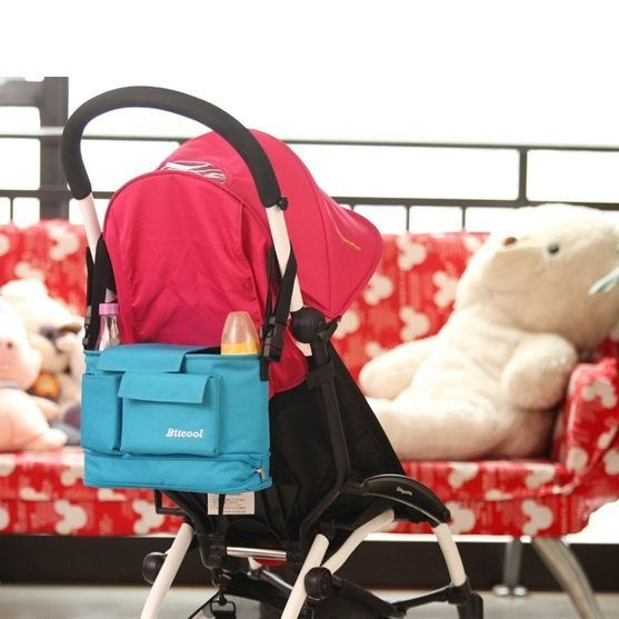 Миниатюра: Сумка-органайзер для мамы на ручку коляски