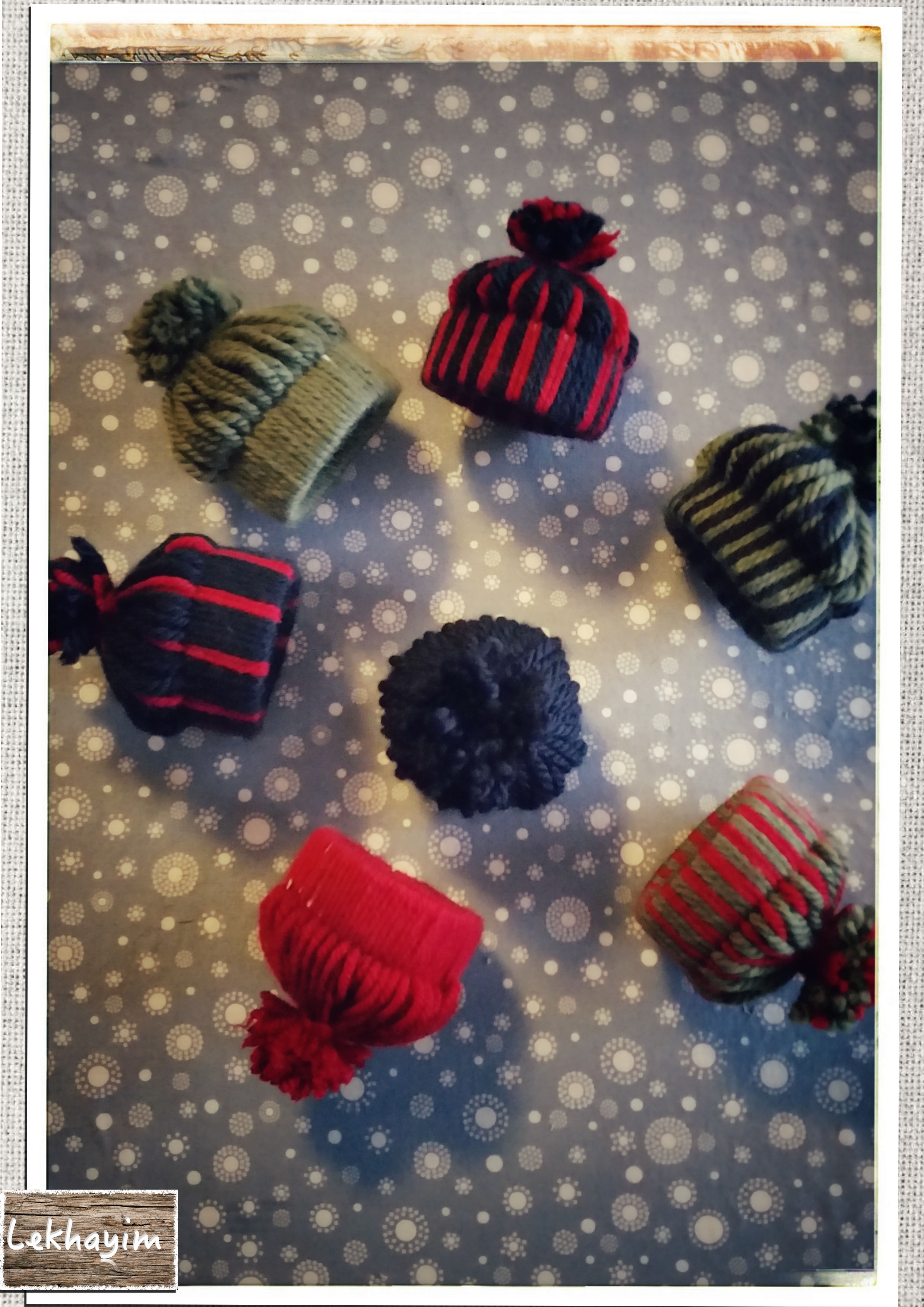 Mini cappelli di lana