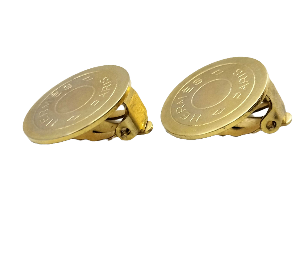 Miniature : Boucles d'oreilles Clous de selle - Hermès