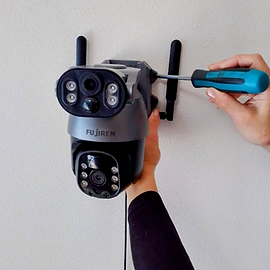 防犯カメラの簡単取付