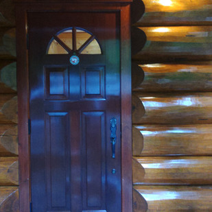 ログハウス全塗装