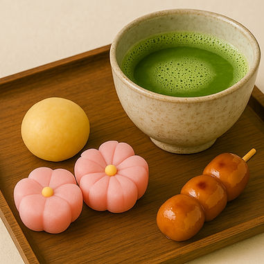 抹茶と和菓子
