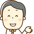 笑顔の男性