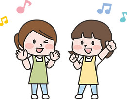 喜んで待っている女性スタッフ