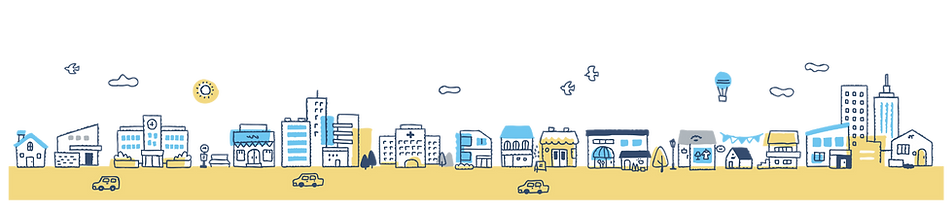 街並みのイラスト