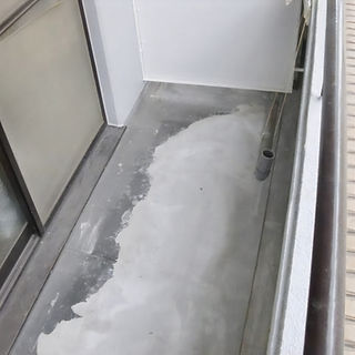 ベランダ防水工事前