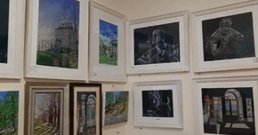 A pop-up exhibition in my office? It must be the Kilkenny Arts Festival!