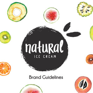 Naturals Ice Cream Re-branding