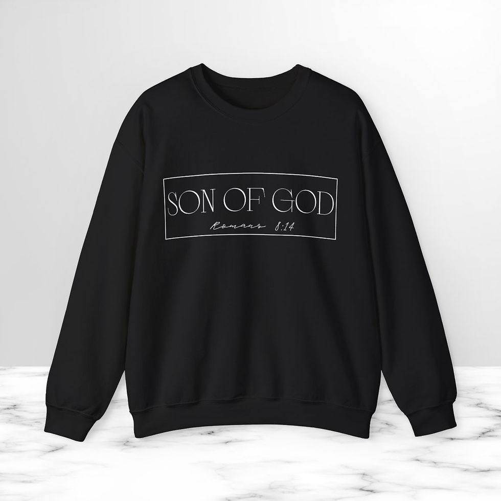 Thumbnail: Son of God Sweatshirt - Romans 8:14