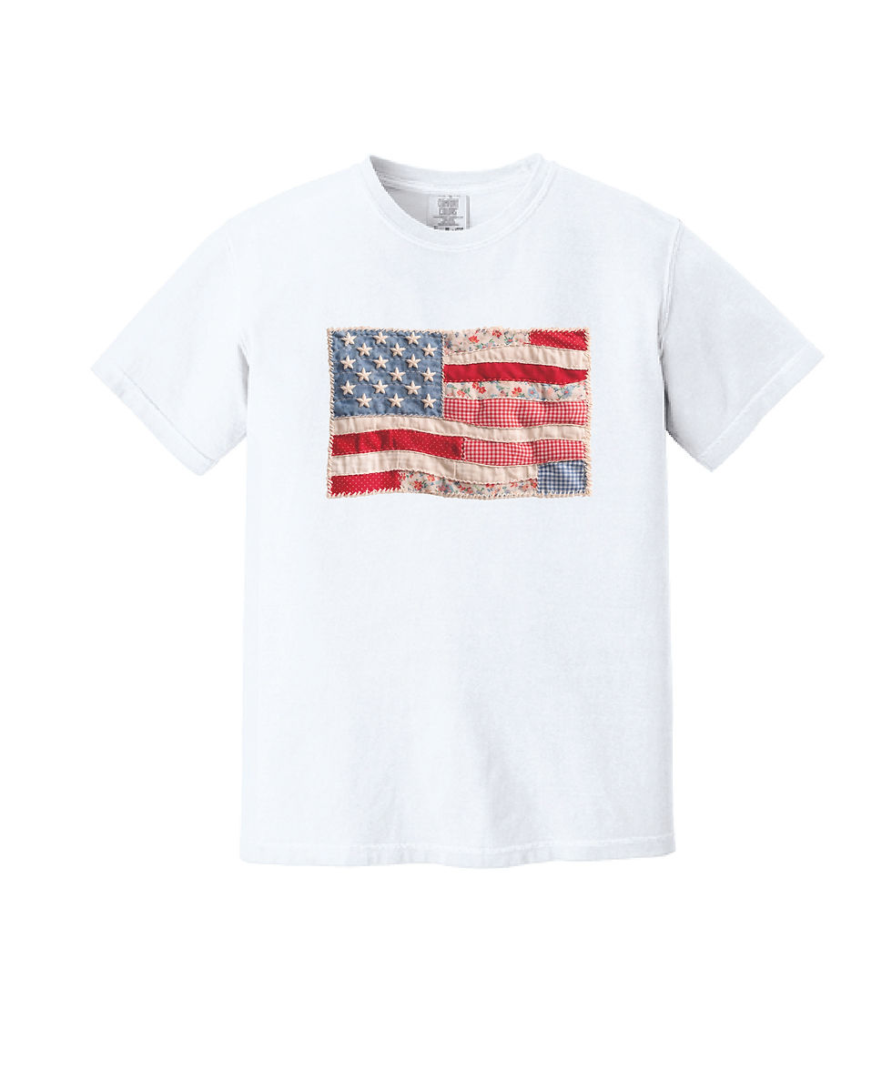 Thumbnail: FLAG  - Comfort Colors Heavyweight Ring Spun Tee