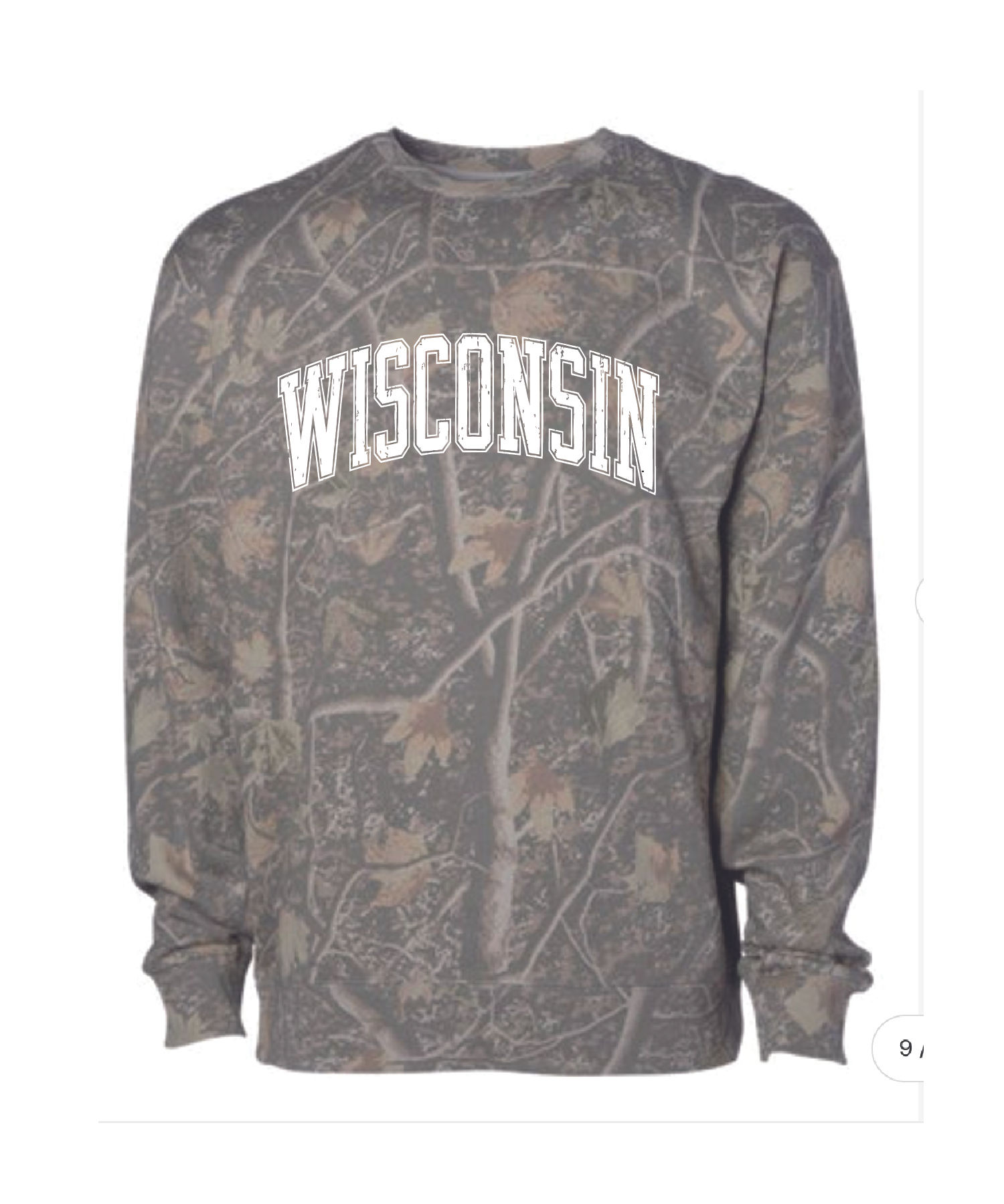 WISCONSIN - Unisex Heavyweight Crewneck Sweatshirt