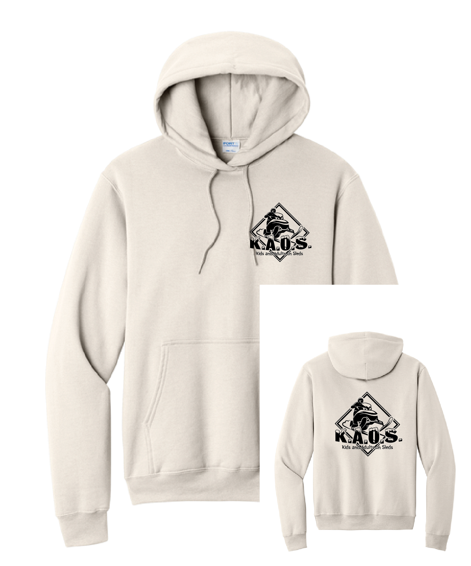 KAOS - Port & Company® Core Fleece Pullover Hooded Sweatshirt
