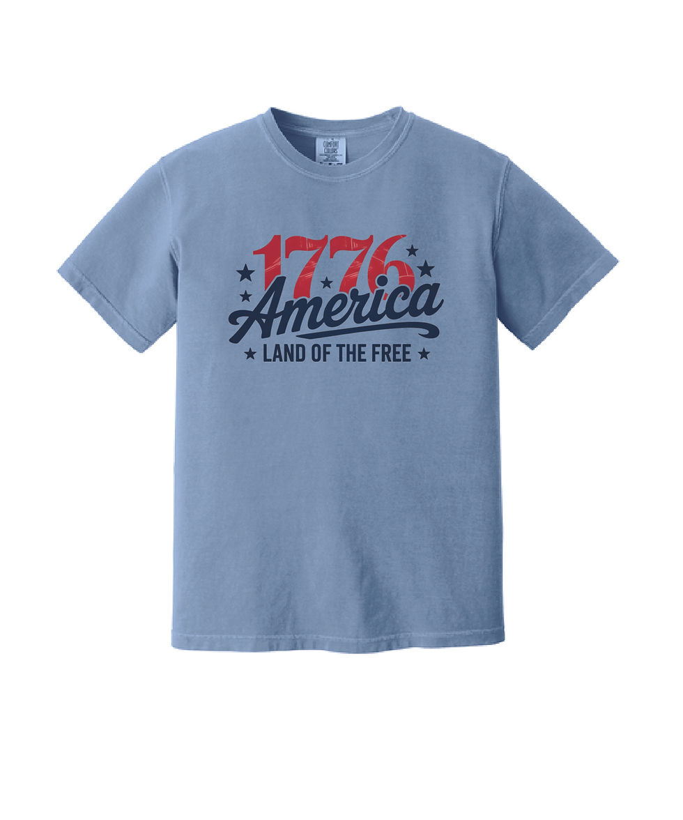 Thumbnail: 1776 AMERICA  - Comfort Colors Heavyweight Ring Spun Tee