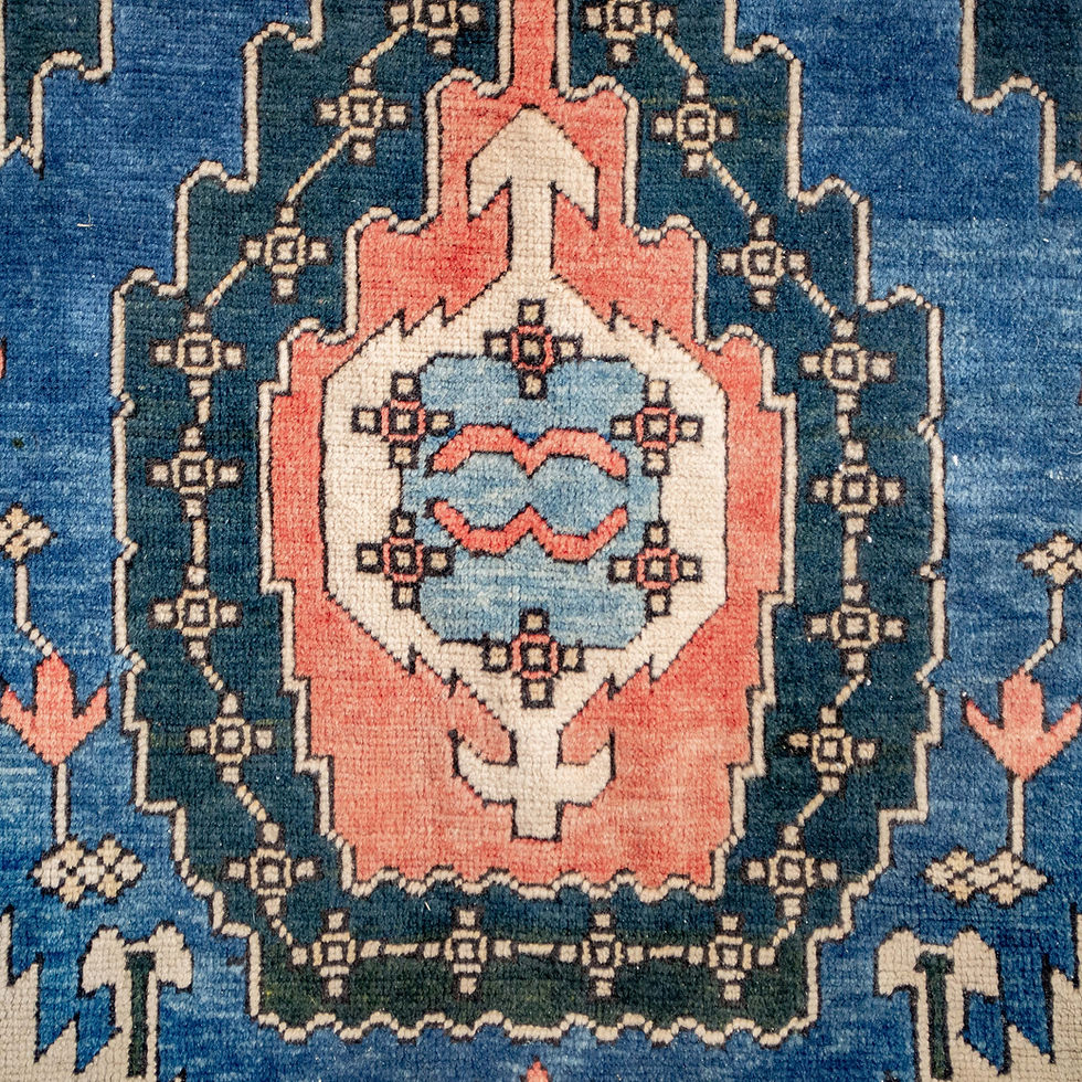 Thumbnail: Vintage Hand Woven Turkish Rug