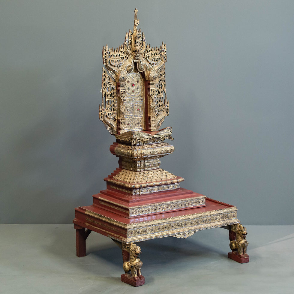 Antique Thai Buddha Throne