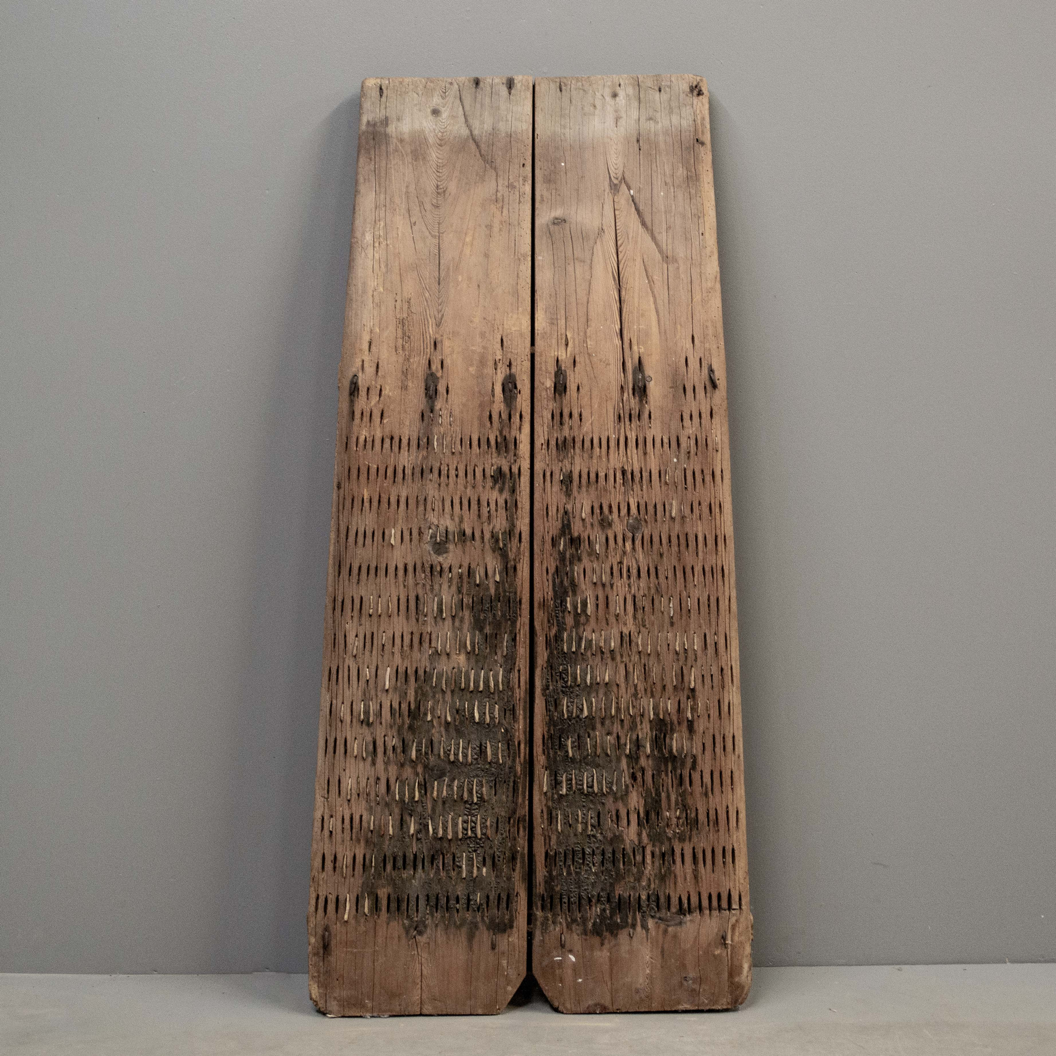 Antique Stone Studded Thresher Sled