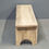Thumbnail: Contemporary Bleached Teak Bench From India