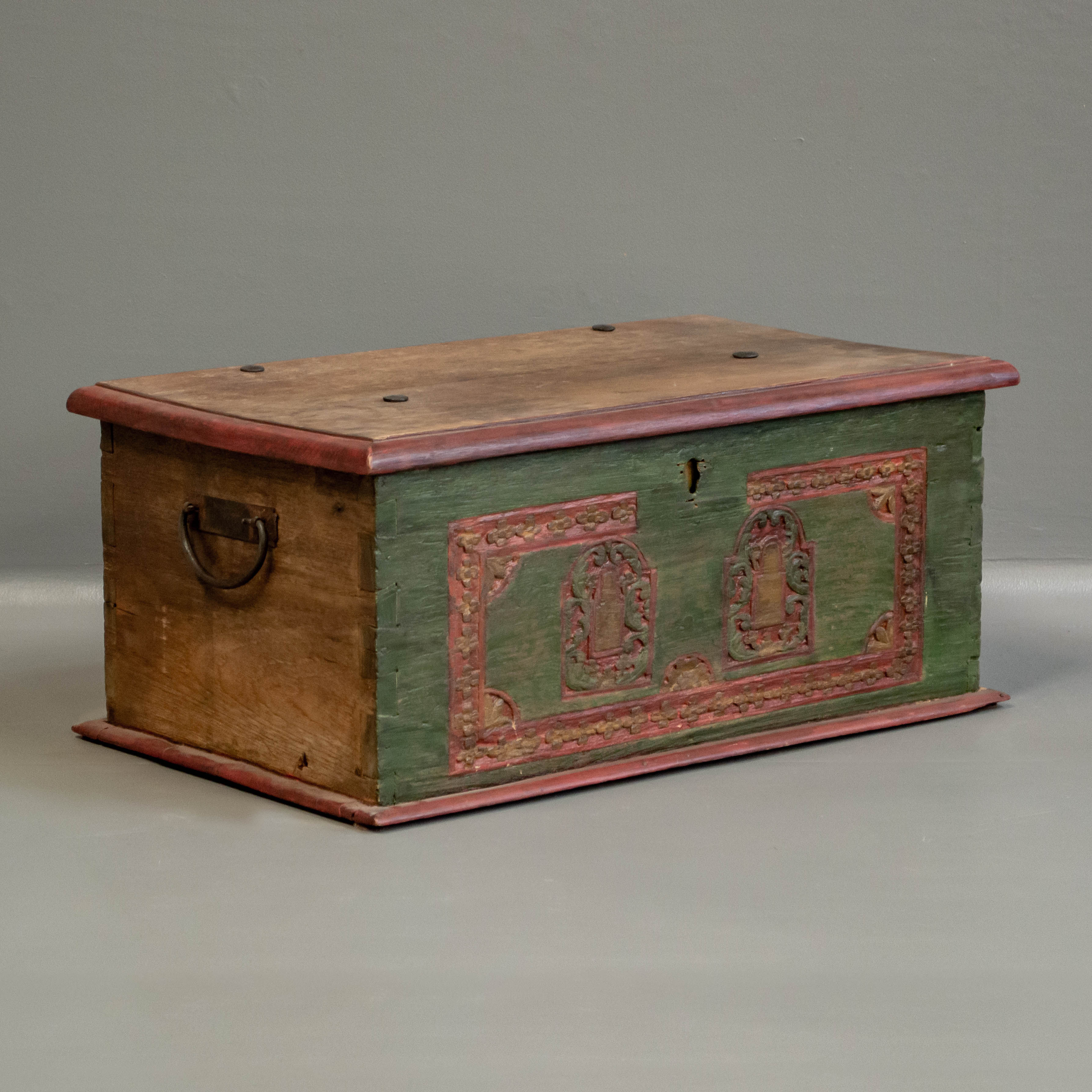 Vintage Teak Utility Box/Trunk/Chest from Japan