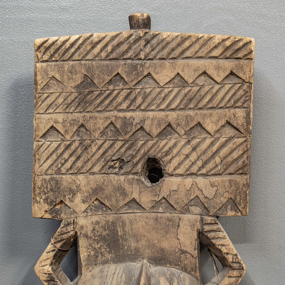 Thumbnail: Vintage Mossi Style African Carved Wooden Mask