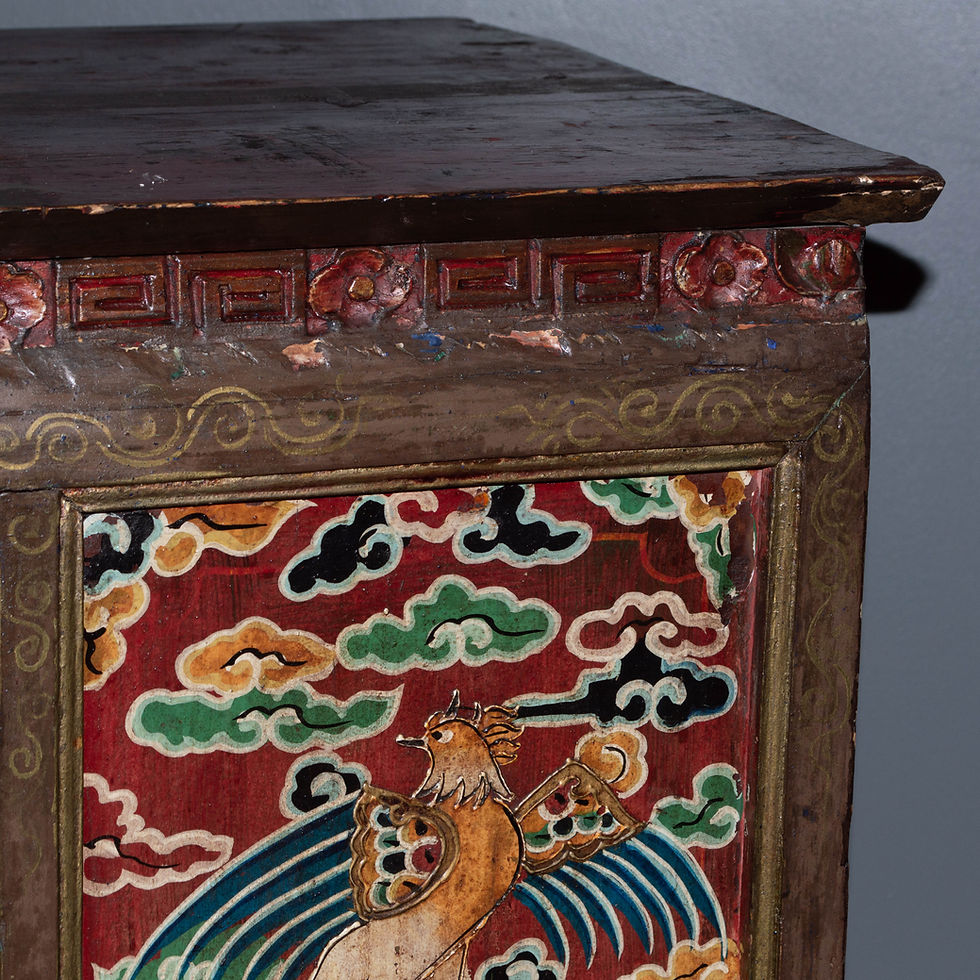 Thumbnail: Antique Tibetan Garment Cabinet