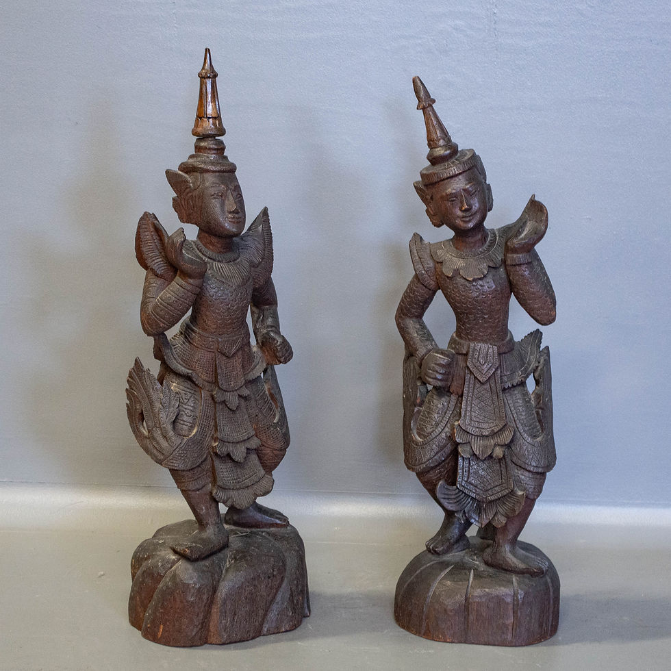 Thumbnail: Hand Carved Thai Wood Sculpture