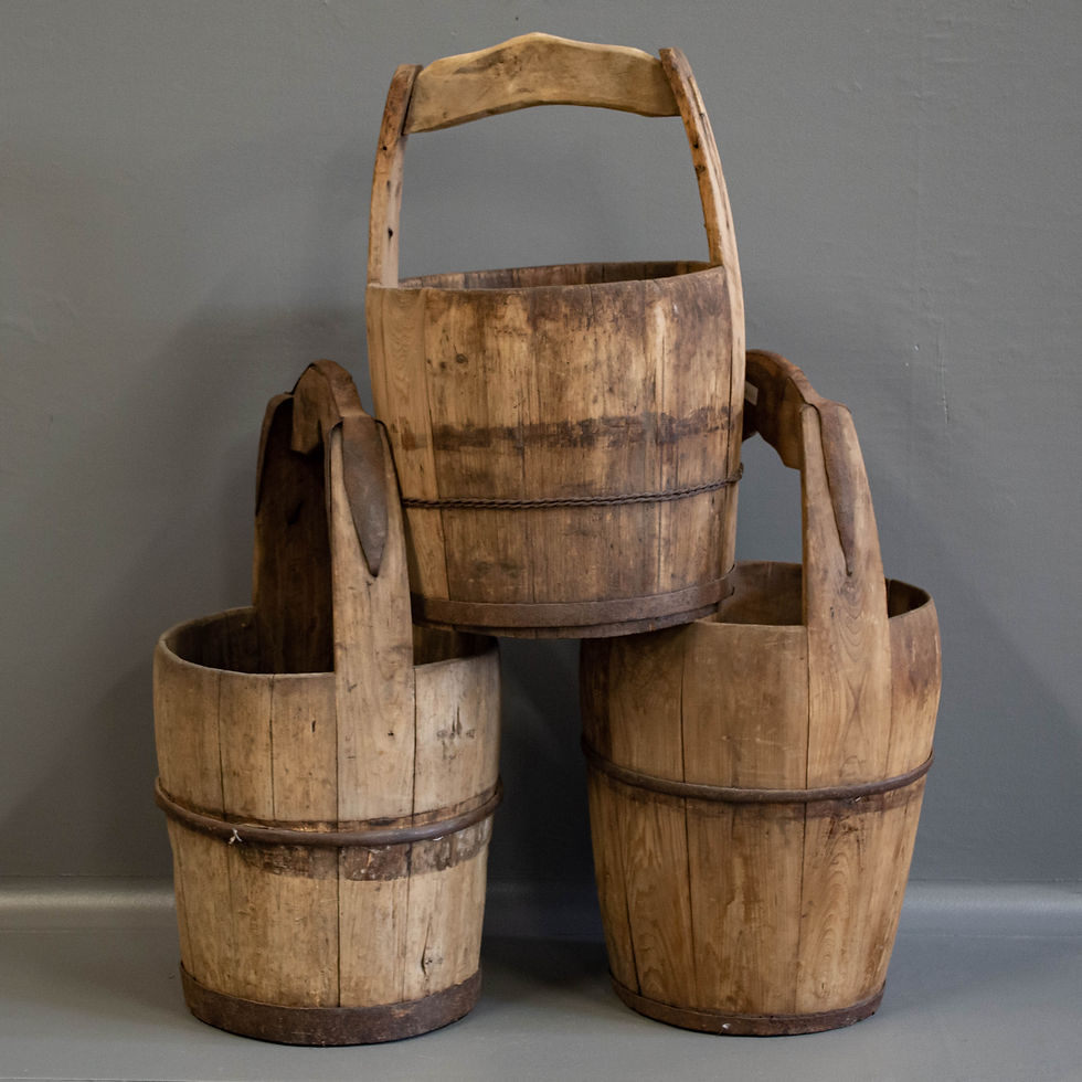 Thumbnail: Vintage Chinese Water Bucket